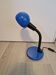 Brilliant German desk lamp — vintage style, electric blue