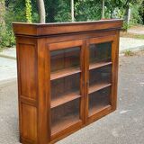 19th century Louis Philippe solid wood display case
