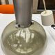 Vintage smoked glass pendant light, Italian work