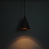 Cone shaped handmade pendant from Denmark, 1970s