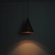 Cone shaped handmade pendant from Denmark, 1970s