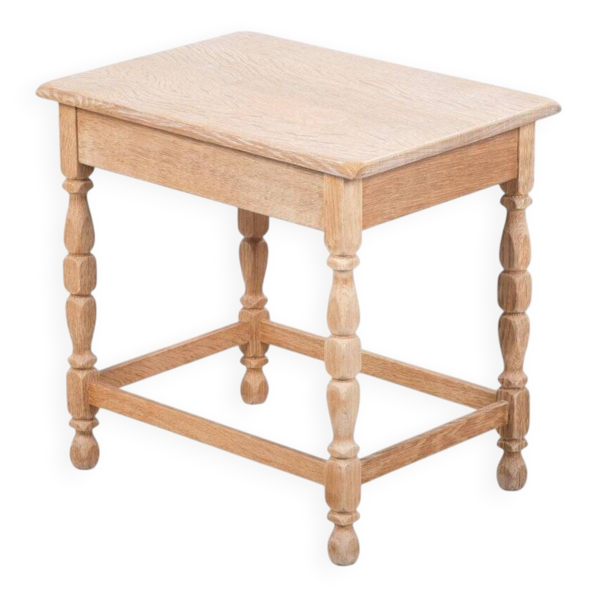 Oak Side Table by Henning Kjærnulf, Denmark, 1960s