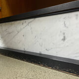 Black brutalist credenza, 1970s