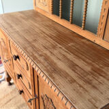 Carved wooden sideboard