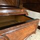 Bonnetière antique wardrobe with beveled ice interior elm magnifying glass style rocaille louis xv