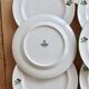 6 vintage dessert plates porcelain Table et Couleurs Raspberry model