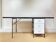 Large black and white Georges Nelson desk for Herman Miller, USA, circa 1950.