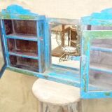 Vitrine murale avec miroir
