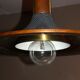 Temde Leuchten, 50's/60's and teak and brass hanging lamp