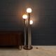 Vintage 20thc italian chrome & glass floor lamp by mazzega c.1970