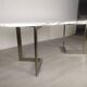Table design marbre 6 chaises 1970