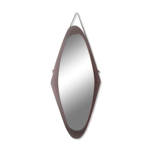 Miroir italien en teck
