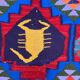 Turkish kilim runner 295x90 cm, vintage kelim rug, eagles and scorpions 2513