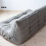 Sofa 3 places leather designed by Michel Ducaroy 1973