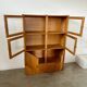 Old MD storage furniture bookcase design Martin Dupuis light oak 1950s vintage