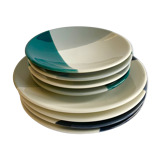 Lot Jars Tourron Plates