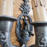 Applique Bronze Cygne Empire 19e