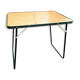 Folding camping table