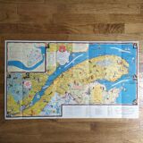 Carte de Gaspésie (Québec) édition de 1960