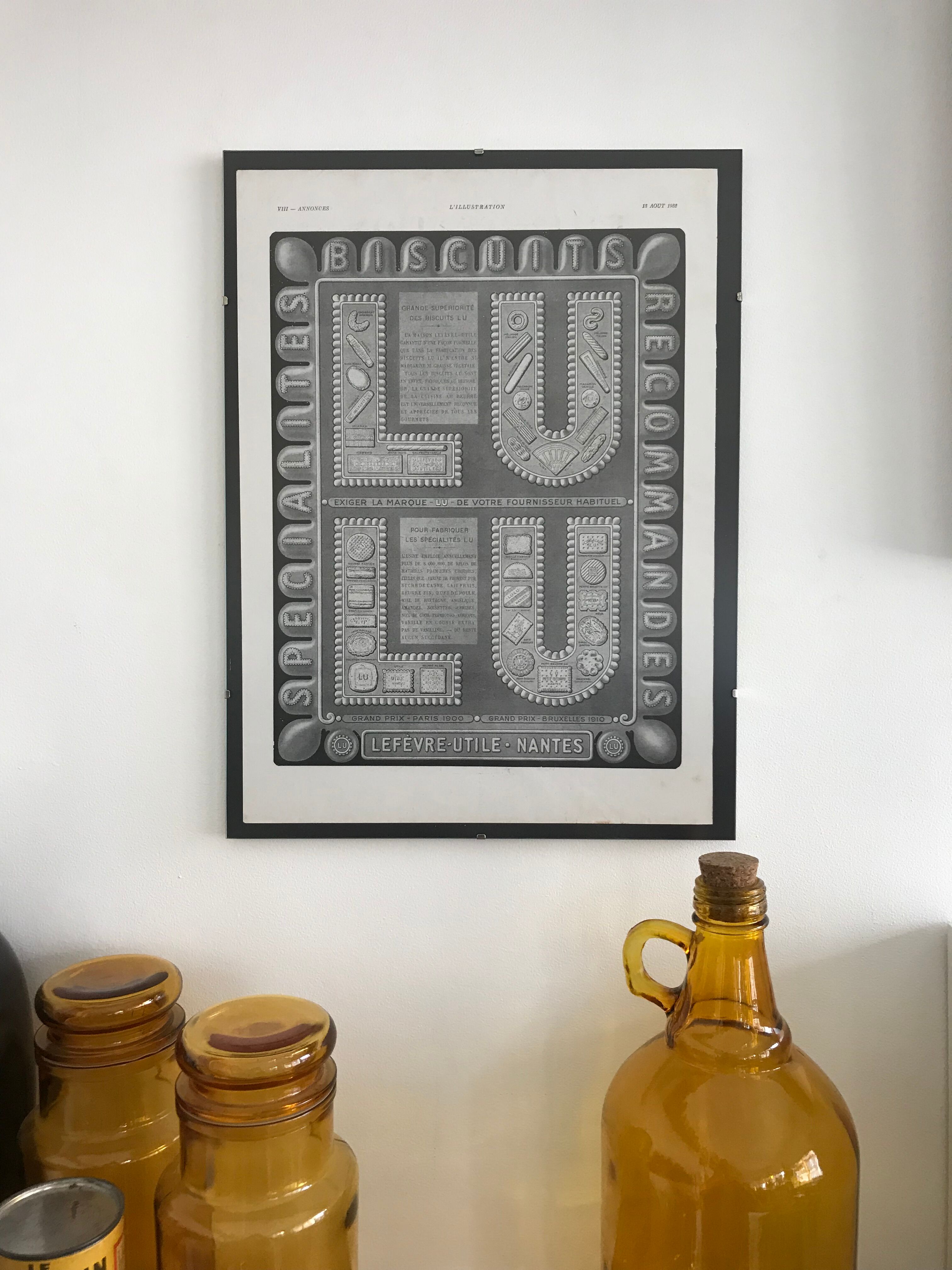 Advertising poster LU 1932