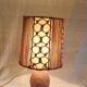 Table lamp in caning and rope - 1960s/70s
