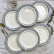 6 flat plates iron earth salins