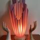Purple vintage corolla lamp