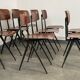 Lot de 8 chaises Spinstoel pour Marko années 60 Pays-Bas