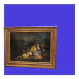 Oil on canvas "fruits"