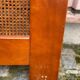 Solid wood and cane headboard 92cm