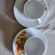 Vintage porcelain breakfast service