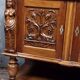 Renaissance style walnut sideboard with a concealed function
