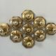 Set of 9 brass wall lights, Motoko Ishii for Staff Leuchten 1970