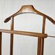 Valet vintage en bois années 1980