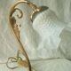 Bronze bedside table lamp 20th empire style