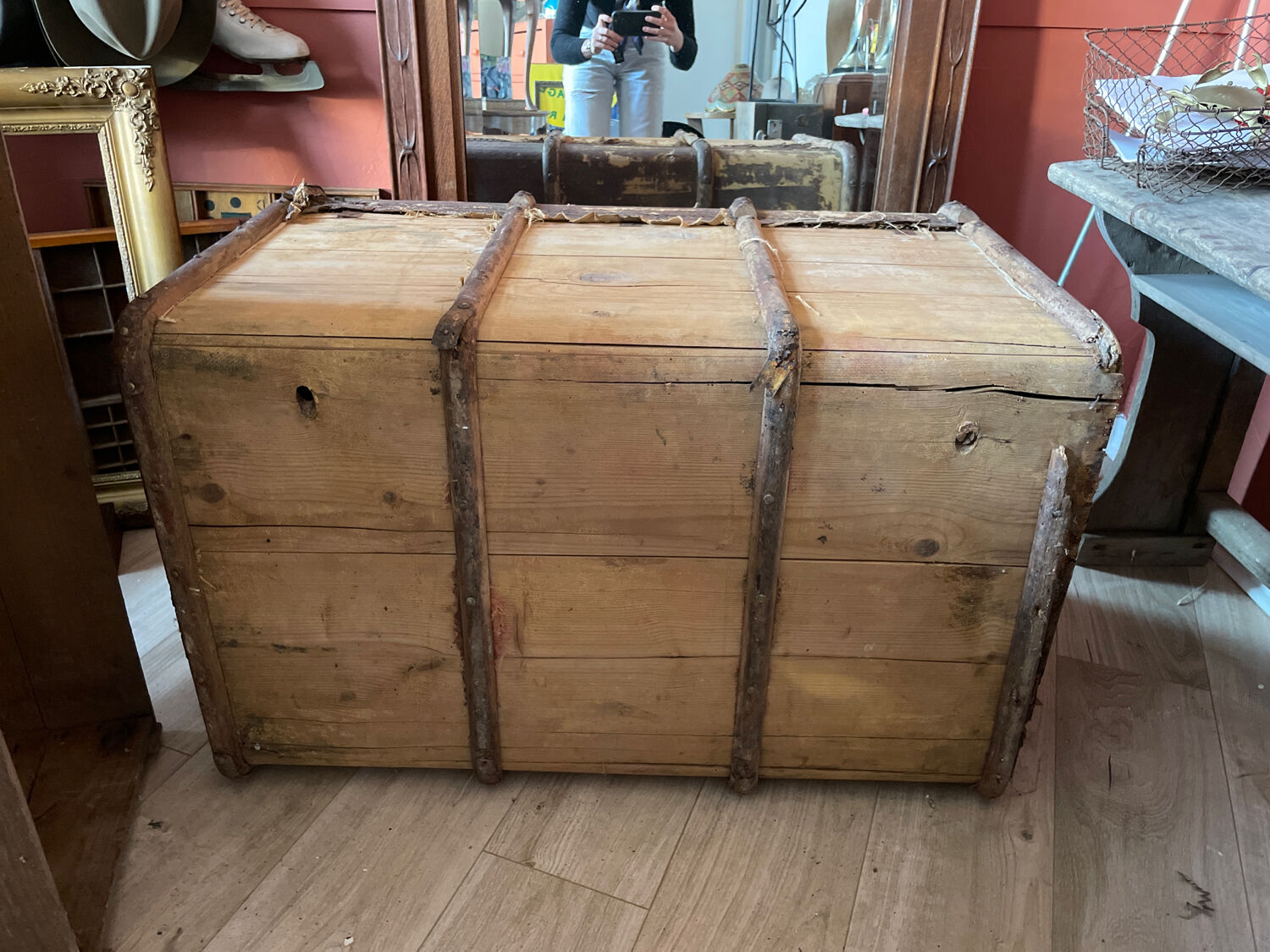 Wooden trunk