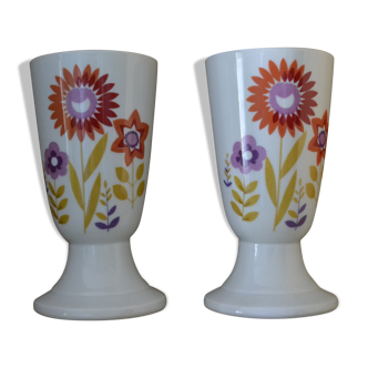Set of 2 mazagrans in Snake porcelain