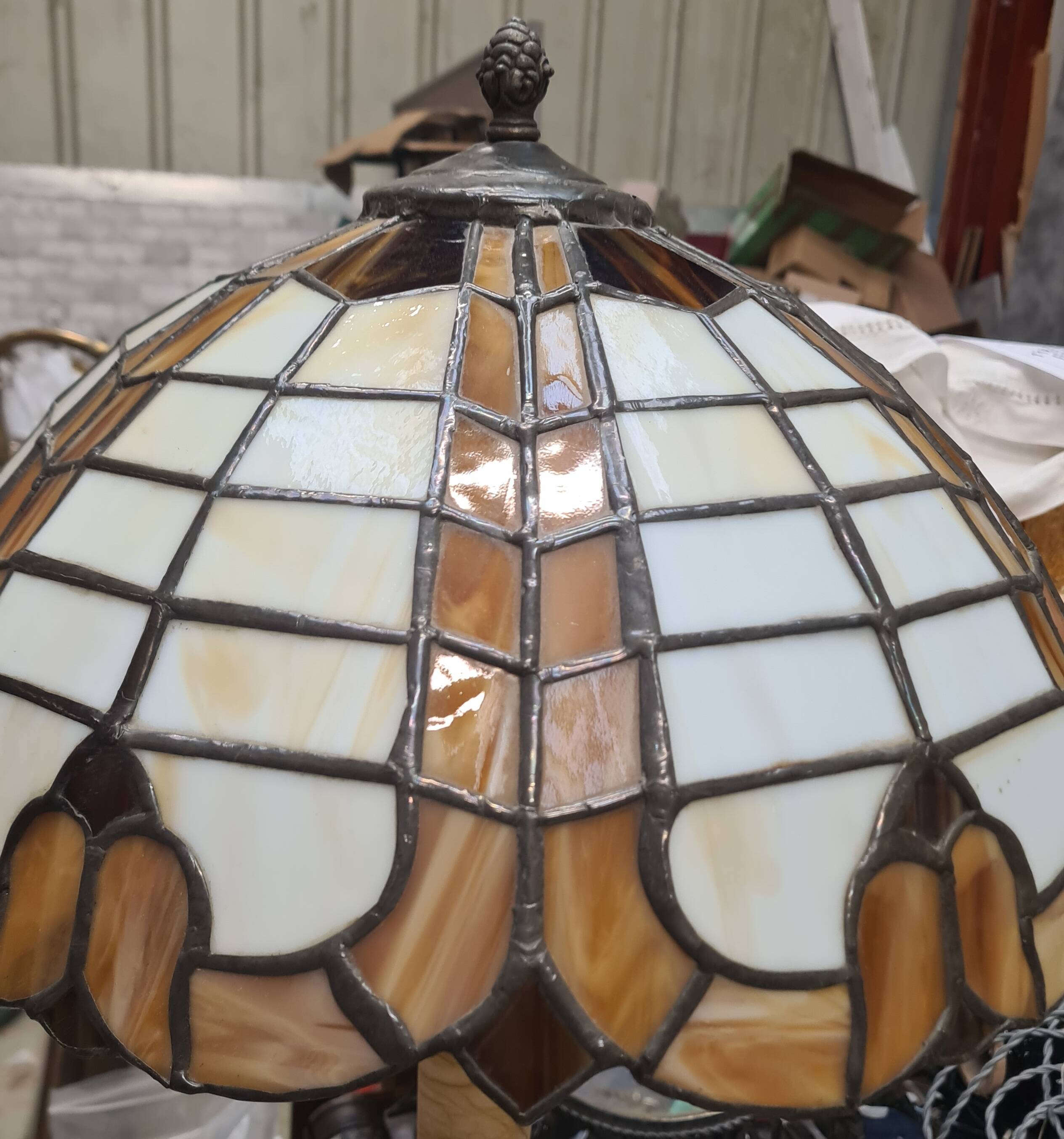 Empire lamp in bronze and marble, large size 70x43, 6kg, and a superb lampshade.