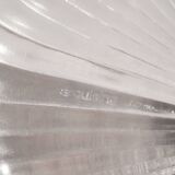 Glass scallop shell dish, Arcuisine France