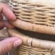 Wicker suitcase