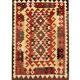Traditional Tribal Kilim Rug, Multicolour Kilims Wool Area Geometric Carpet