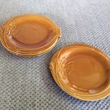 Series of 4 fish plates