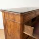 Antique walnut secretary chest with marble top.