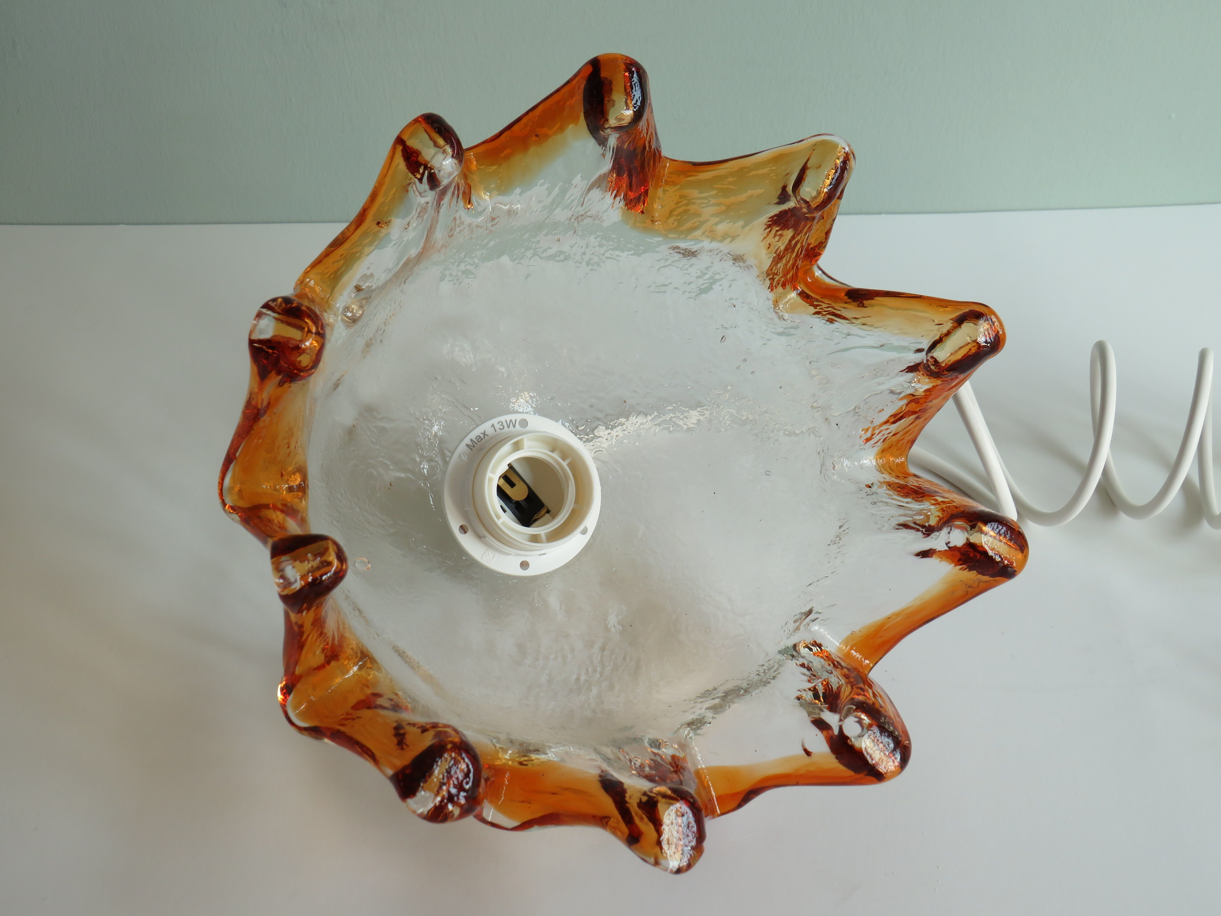 Vintage style pendant lamp AZ Mazzega 1960s