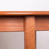 Danish oval teak dining table by Gudme Mobelfabrik 1960.