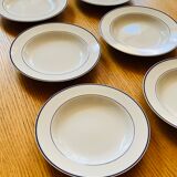 Hollow plates in Italian porcelain Tognana