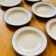 Hollow plates in Italian porcelain Tognana
