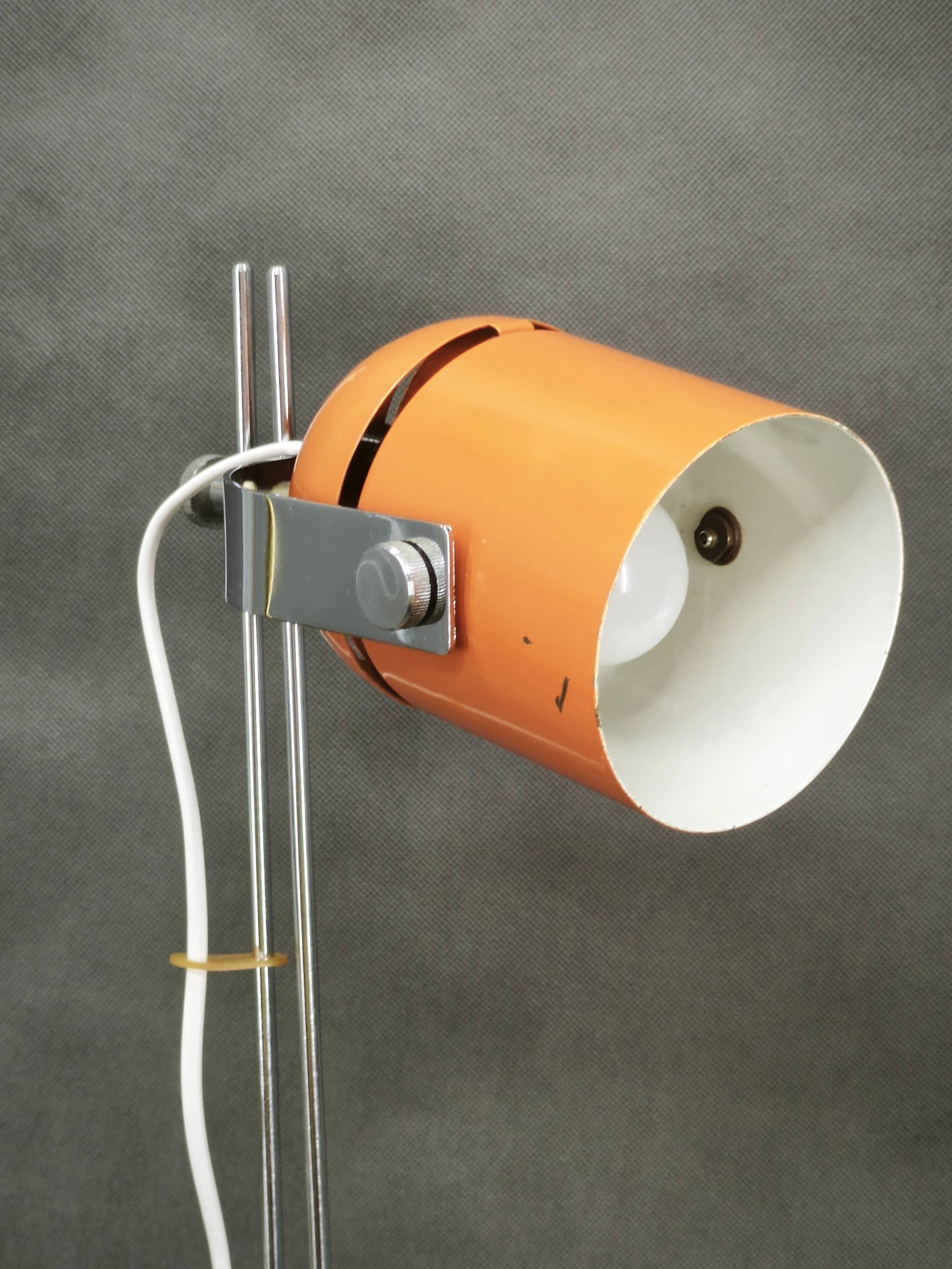 1960s Space Age Table Lamp by S. Jindra for Lidokov, Czechoslovakia