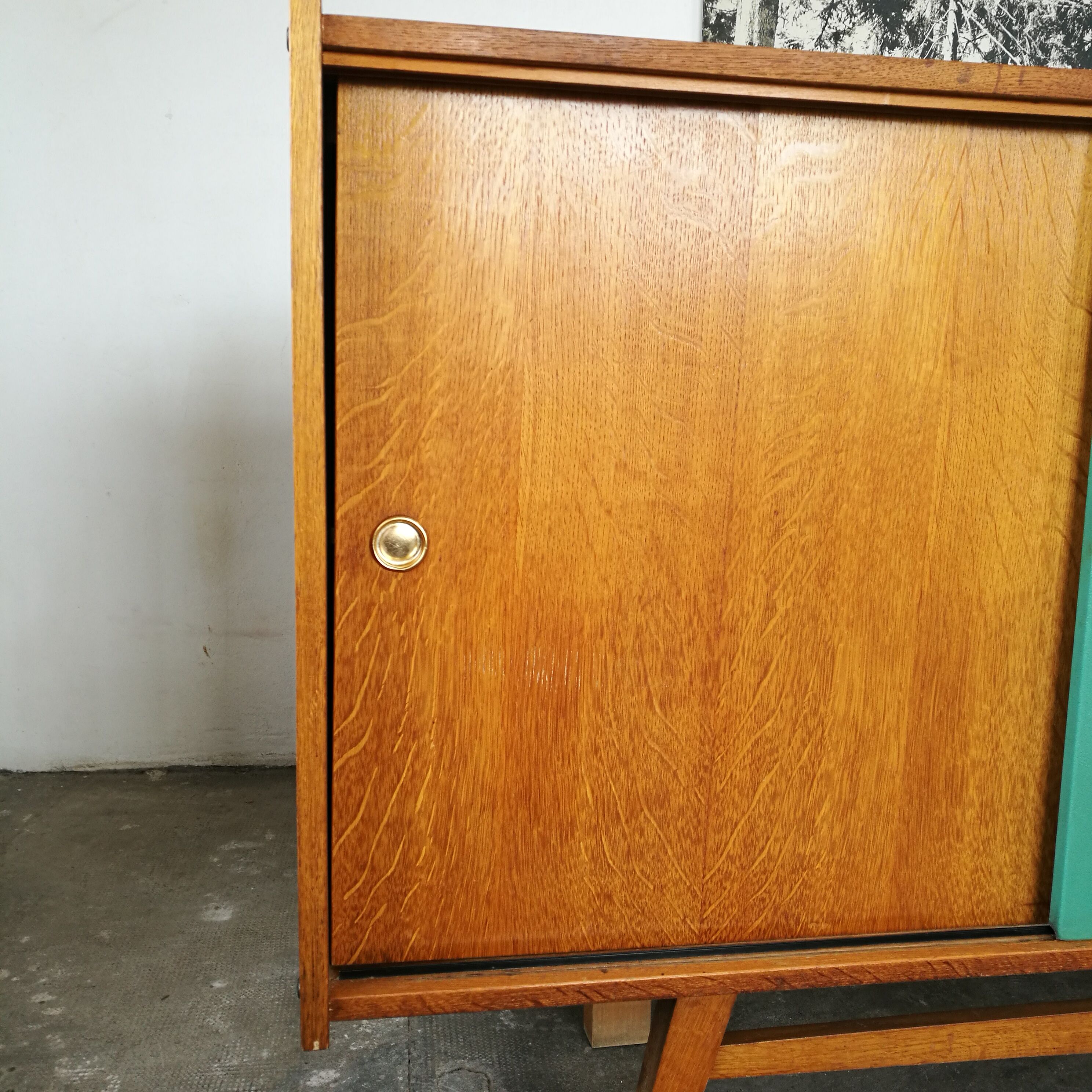 Vintage oak enfilade