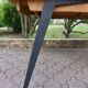 Large table with compass legs. Italian design 1960